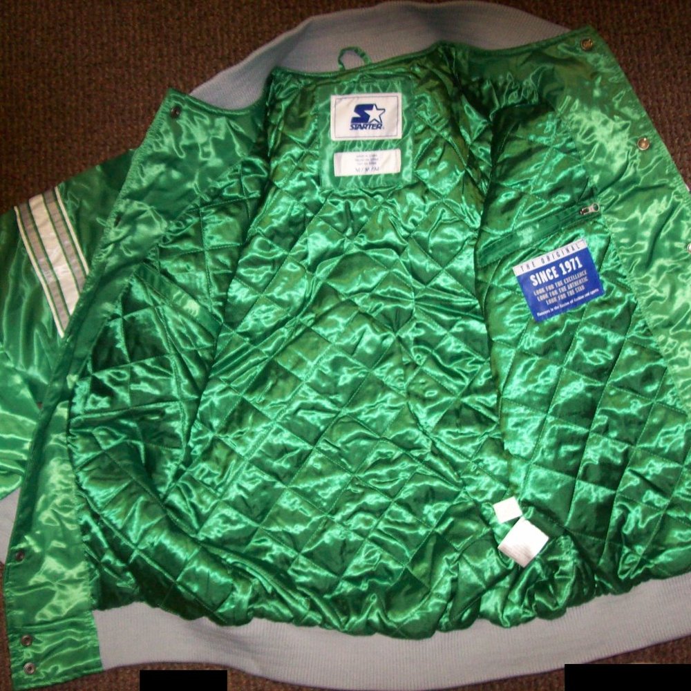 PHILADELPHIA EAGLES Starter Jacket Kelly Green - Picture 4 of 11